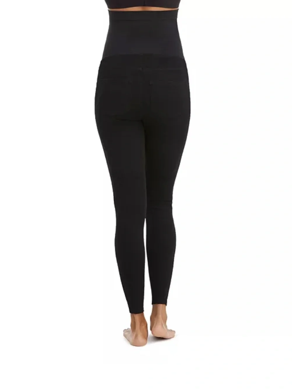 NWT Mama Maternity Jean-ish Ankle Leggings size Large